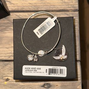 Alex and Ani wizarding world Warnerbros owl post bangle brand new extremely rare